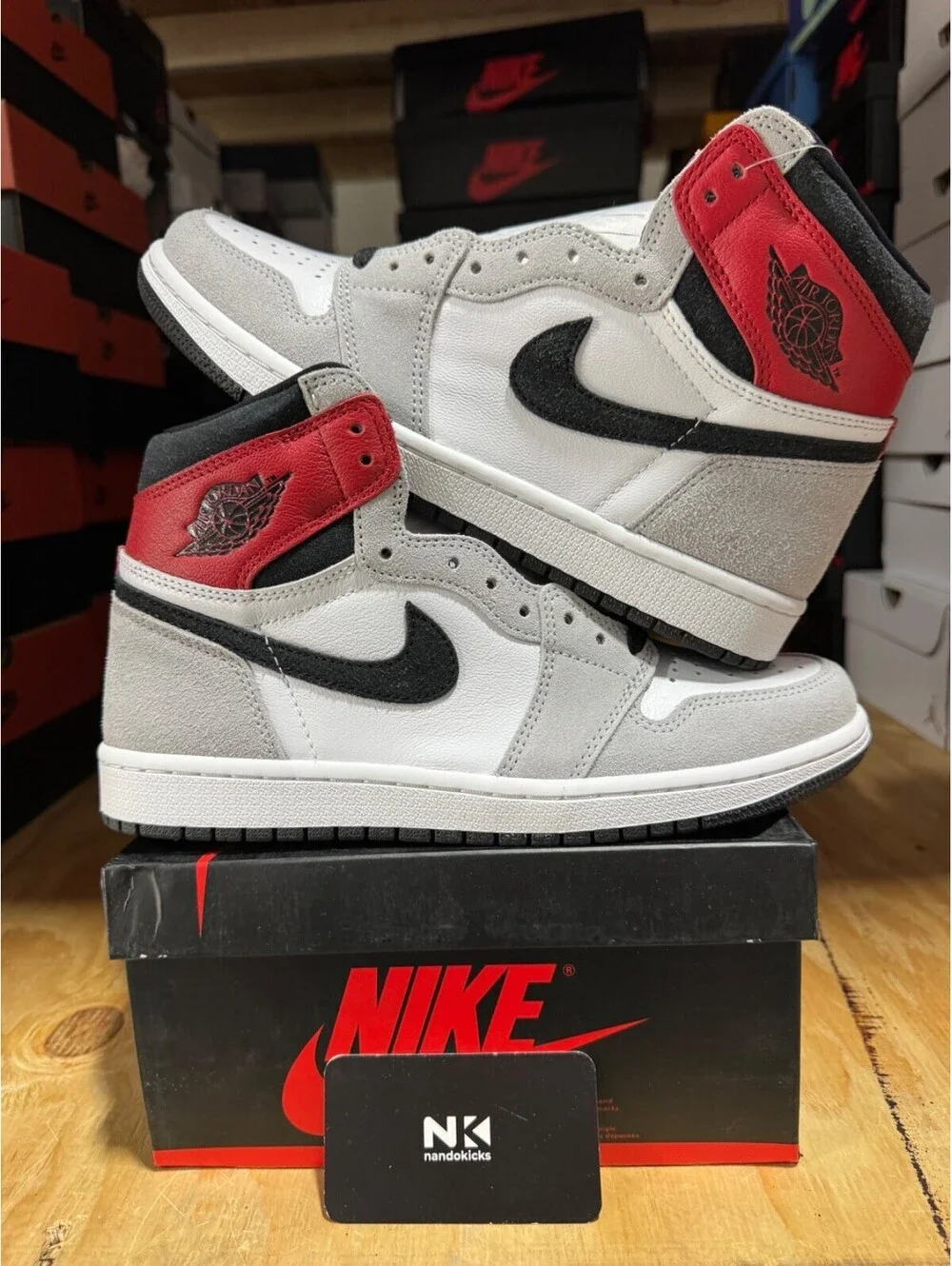 Air Jordan 1 Retro High OG 'Smoke Grey' 555088-126 BRAND NEW MENS SIZE 8